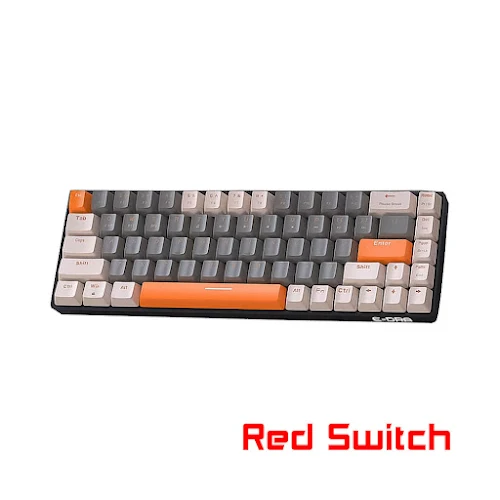 Bàn phím cơ không dây E-DRA EK368L Beta Red Switch