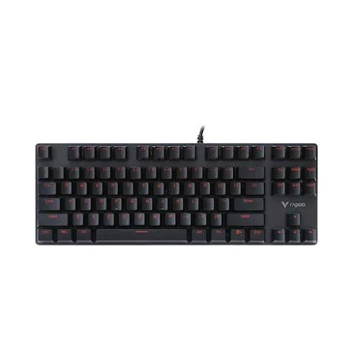 Bàn phím cơ gaming có dây Rapoo Red switch V500 Alloy màu đen (31302V5017A4103)