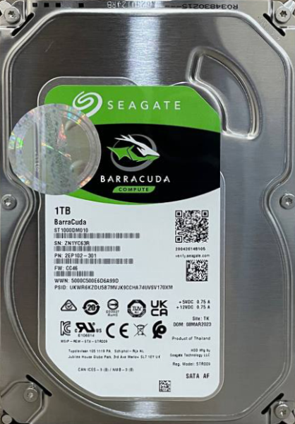 HDD PC SEAGATE 1T BARRACUDA Chính hãng (7200 RPM)