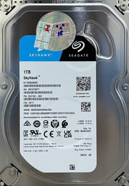 HDD PC SEAGATE 1T SkyHawk Chính hãng Thùy Linh/FPT (5900 RPM)