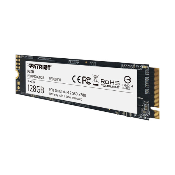 SSD M.2 PCIe 128G PATRIOT P300 NVMe Gen3x4 Chính hãng