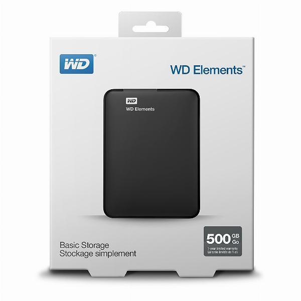 HDD Box WD ELEMENTS 500GB 2.5” USB 3.0 (THAY THẾ CHO SAMSUNG M3 500GB)