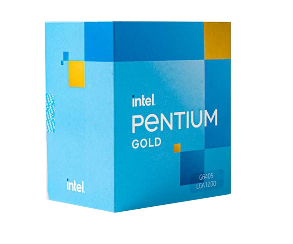 CPU SK 1200 v1 Intel Pentium Gold G6405 Box Chính hãng (4.1GHz, 2 nhân, 4 luồng, 4MB, 58W)(THAY THẾ CHO G6400TẠM HẾT)