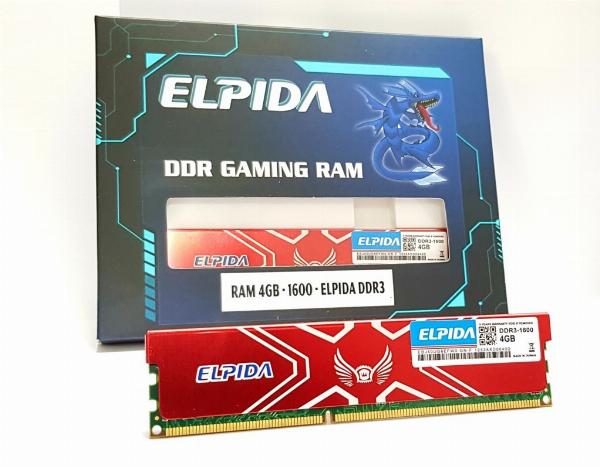 DDR3 PC 4G/1600 ELPIDA Tản nhiệt New Công ty (Box)