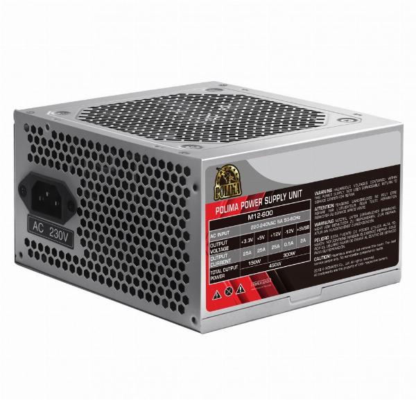 Nguồn CST XIGMATEX POLIMA M12-600 200W Chính hãng (4pin, Dây ngắn, Kèm dây nguồn)