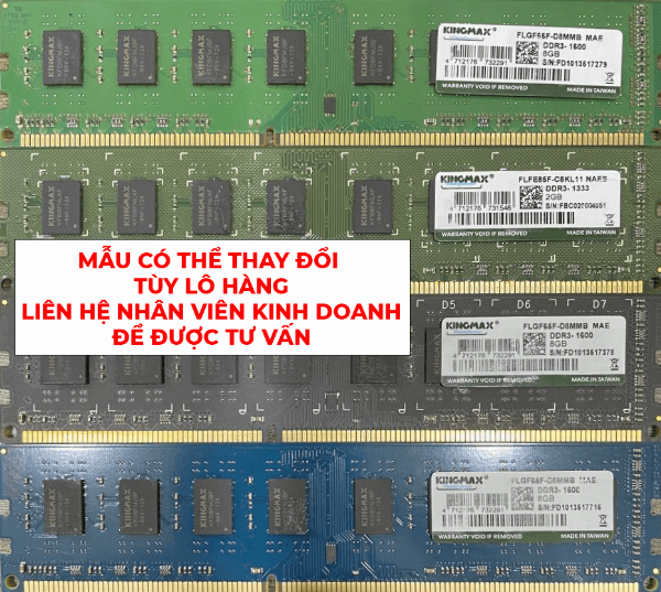 DDR3 PC 8G/1600 KINGMAX New Công ty (Box)