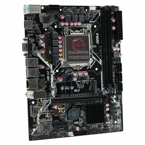 Mainboard SK 1200 v1-2 AFOX H510D4-MA6-V2 Chính hãng (VGA, HDMI, M.2 PCIe/NVMe, LAN 1000Mbps, 2 khe RAM DDR4, mATX)