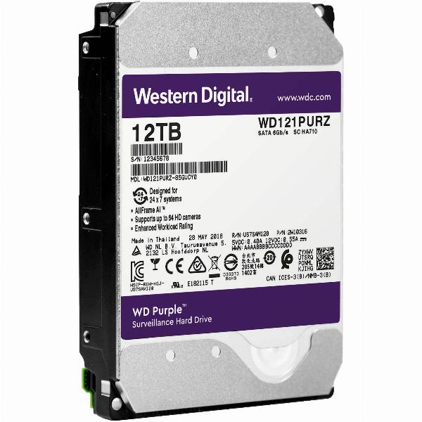 HDD PC WD 12T PURPLE Dày Công ty (Chuyên Camera)