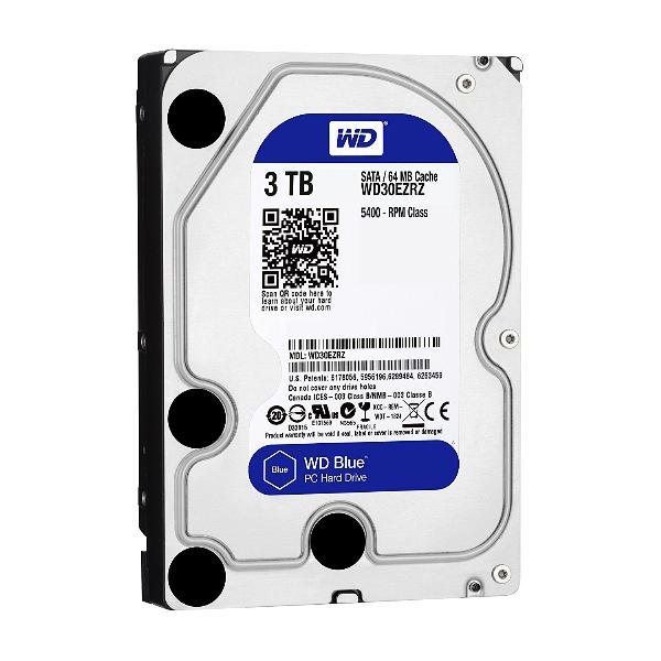 HDD PC WD 3T BLUE Chính hãng (5400 RPM)