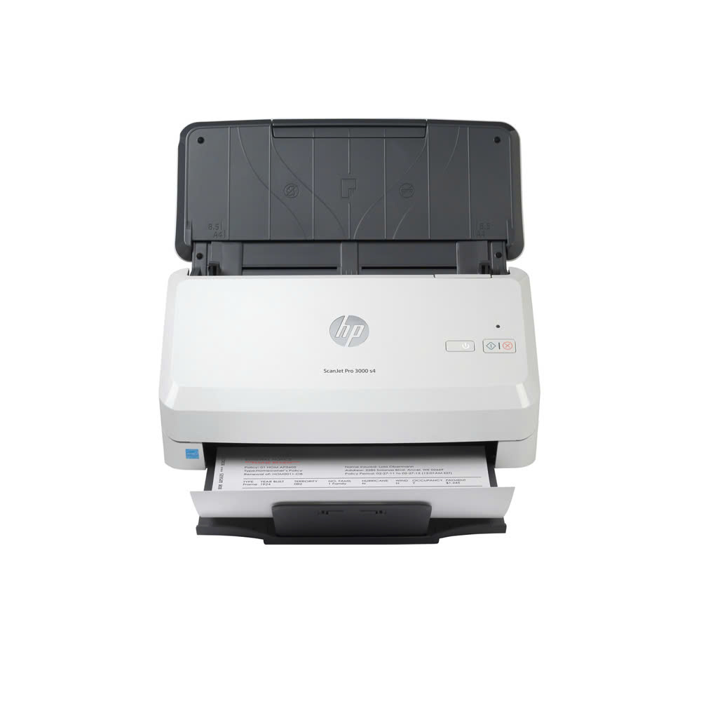 Máy Scan 2 mặt HP ScanJet Pro 3000 S4 6FW07A Chính hãng (A4, A5, ADF,600 dpi, 300x172x154mm, 2.7kg, Windows, macOS)