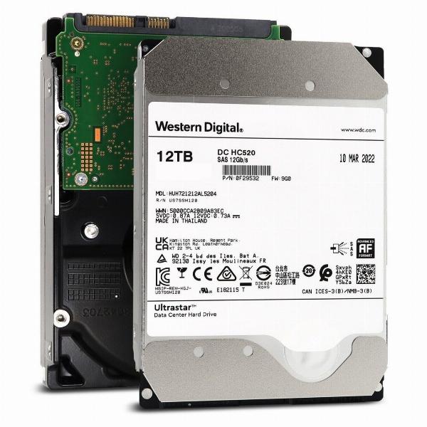 HDD PC WD ULTRASTAR DC 12T HC520 Dày Công ty (Chuyên Camera, Chuyên Sever)