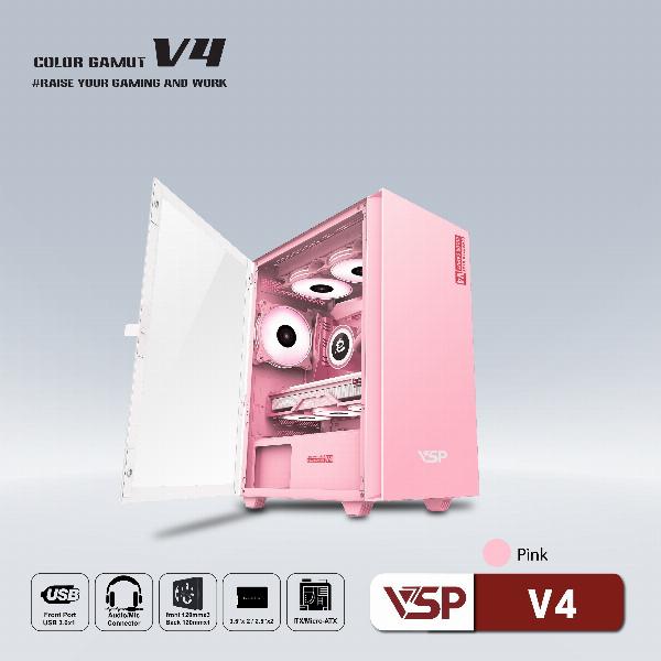 Case VSP COLOR GAMUT V4 T Pink (Liên hệ nhân viên kinh doanh để được giá tốt hơn)