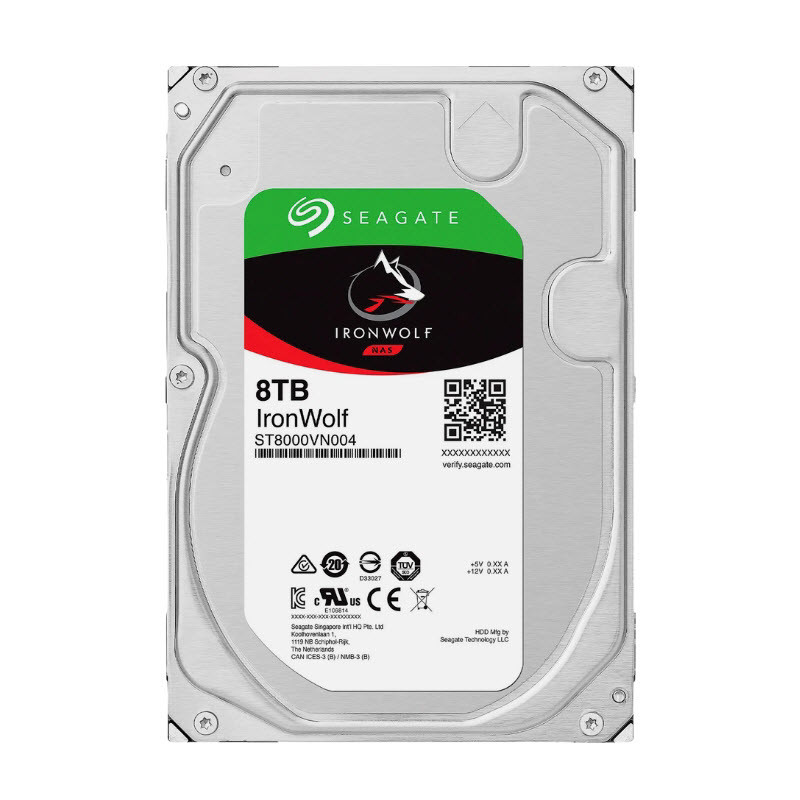 Ổ CỨNG HDD NAS SEAGATE IronWolf ST8000VN004 (8TB) chính hãng