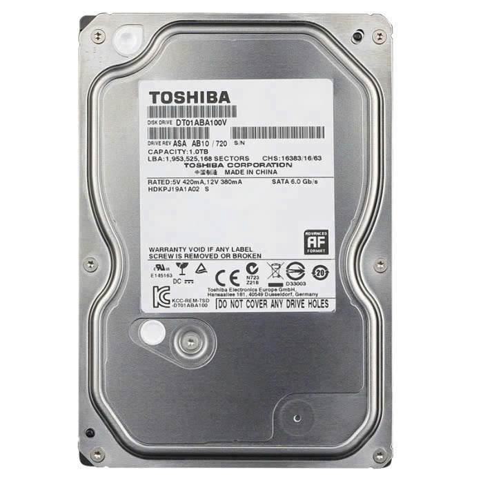 HDD PC TOSHIBA 1T Công ty (Chuyên Camera)