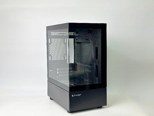 Case Gaming T-WOLF TW-CG400B (Black/Tempered Glass/USB3.0*1+USB2.0*2+HD Audio/333x212x420mm) BT (ĐTNV)