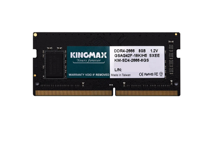 DDR4 LAPTOP 8G/2666 KINGMAX New Chính hãng Viễn Sơn (Box)(THAY THẾ CHO 8G/2666 PATRIOT TẠM HẾT)