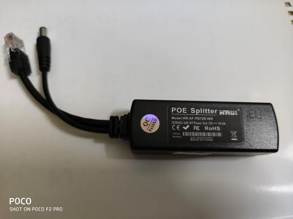 Bộ chuyển nguồn POE 48V-12V (DÙNG CAMERA IP -KHÔNG POE)