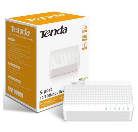 Switch Tenda S105 5 port Chính hãng (100Mbps)