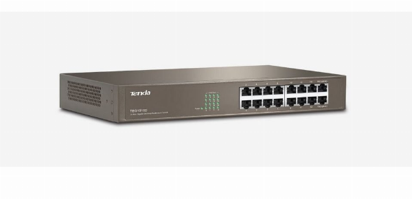 Switch Tenda TEG1016D 16 port Gigabit (1.0Gbps, Vỏ sắt)(THAY THẾ CHO DES-1016D TẠM HẾT)